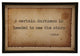 Osho Quote, Copper And Black Shadowbox