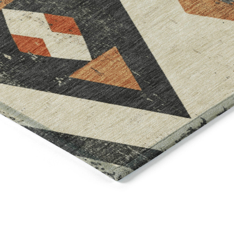 Machine Washable Indoor/Outdoor Chantille ACN1882 Ivory 8' x 10' Rug