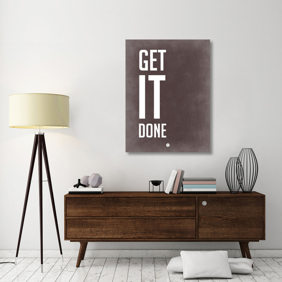 "Get It Done Poster Grey" Fine Art Print