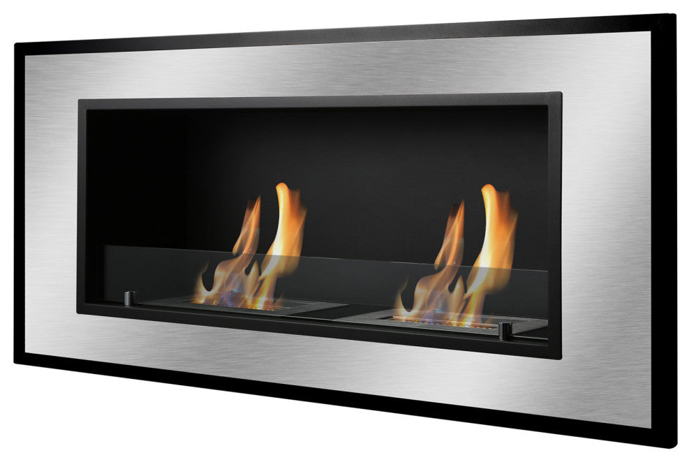 Recessed Wall Ventless Bio Ethanol Fireplace - Bellezza | Ignis