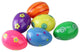 6-Piece Vibrantly Colored Springtime Easter Eggs, 3.25"