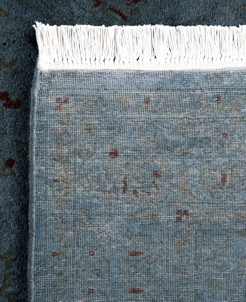 Overdyed One-of-a-Kind Hand-Knotted Area Rug Gray, 3' 2" x 5' 3"