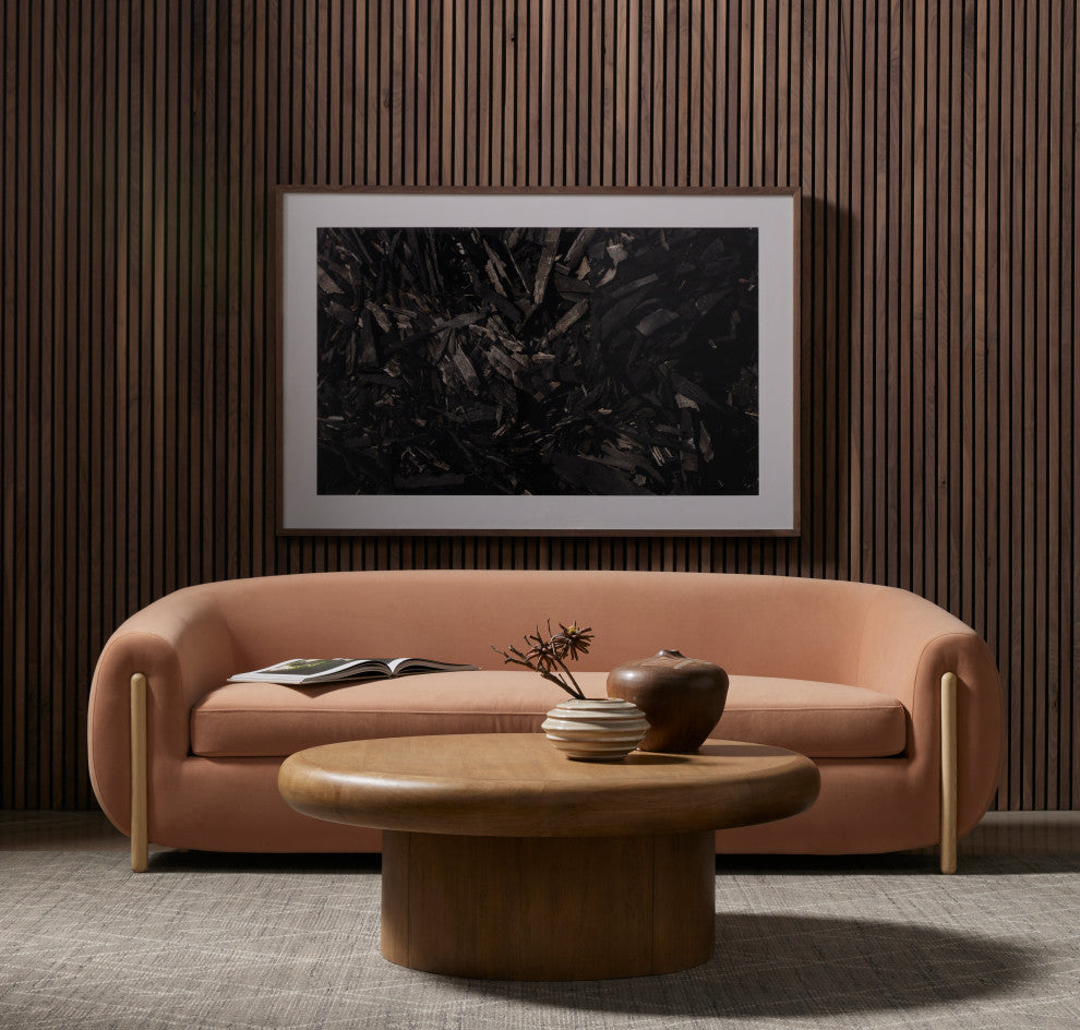 Zach Coffee Table-Burnished Parawood