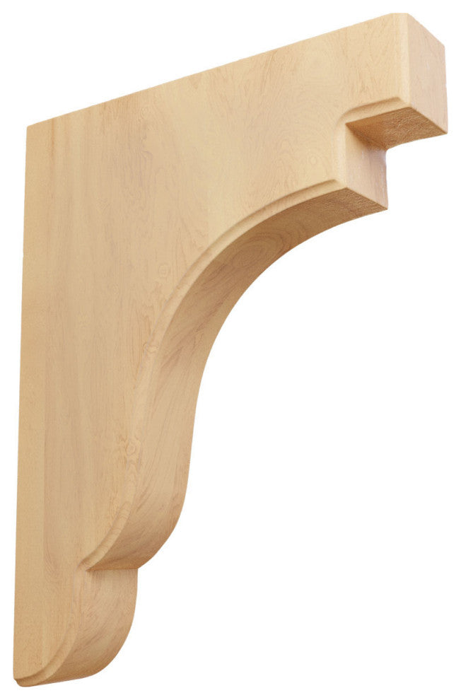 1 3/4"W x 8 1/2"D x 11"H Bedford Wood Bracket, Red Oak