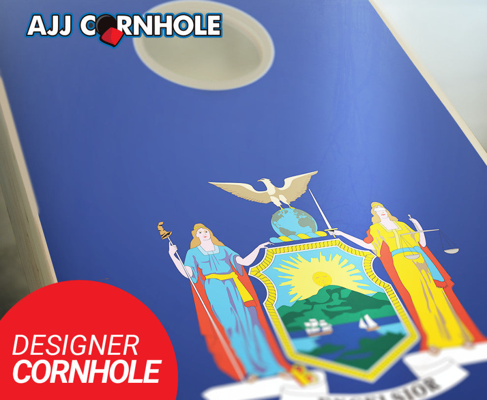New York Flag Cornhole Set