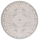 Unique Loom Beige Birch Paris 6' 0 x 6' 0 Round Rug