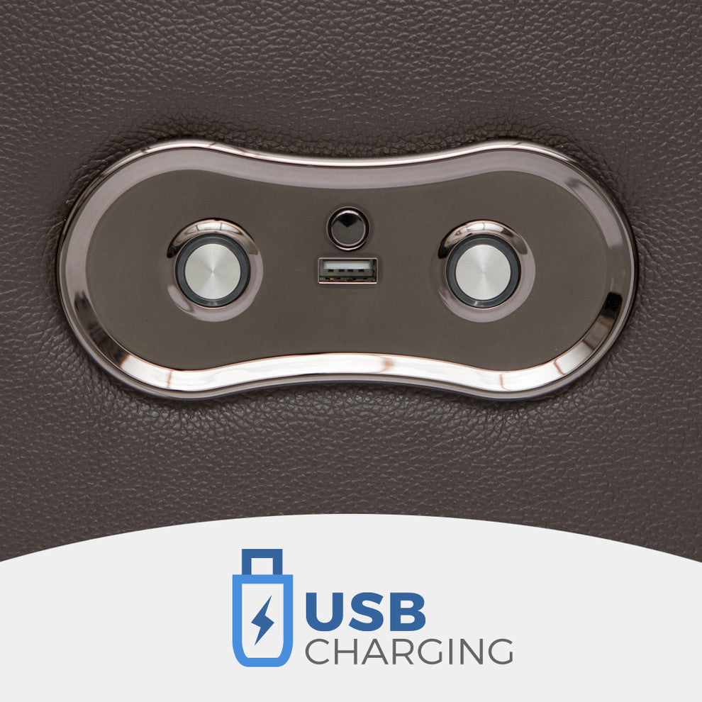 Seatcraft Sienna Home Theater Seating, Brown, Row of 4