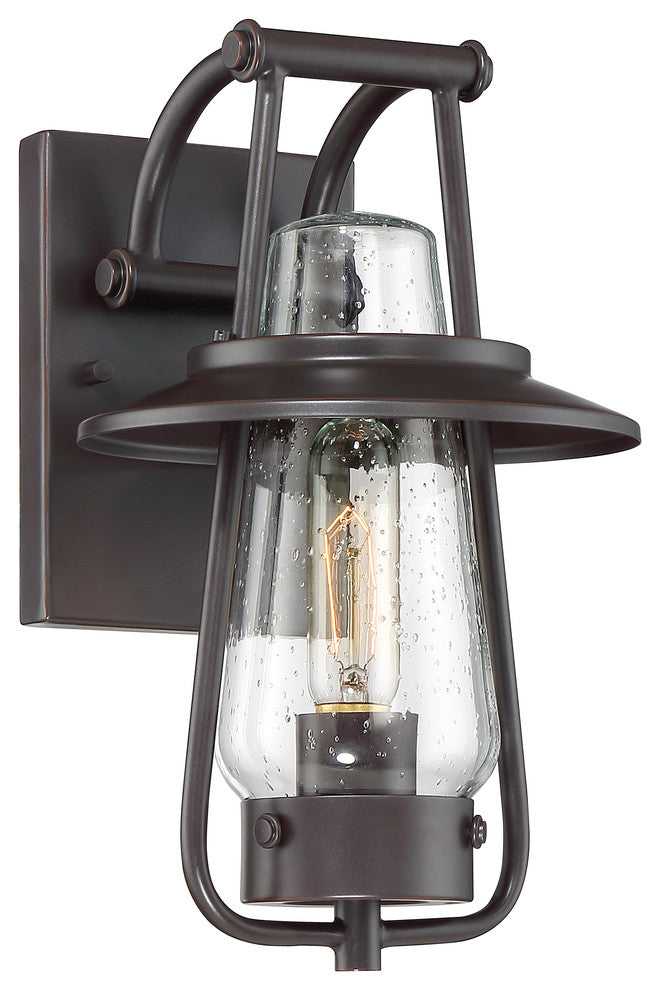 Stonyridge 1-Light Outdoor Wall Lantern, Satin Bronze