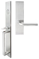 Cologne Lever, Mortise Dummy Handleset, Right Hand, Satin Stainless Steel