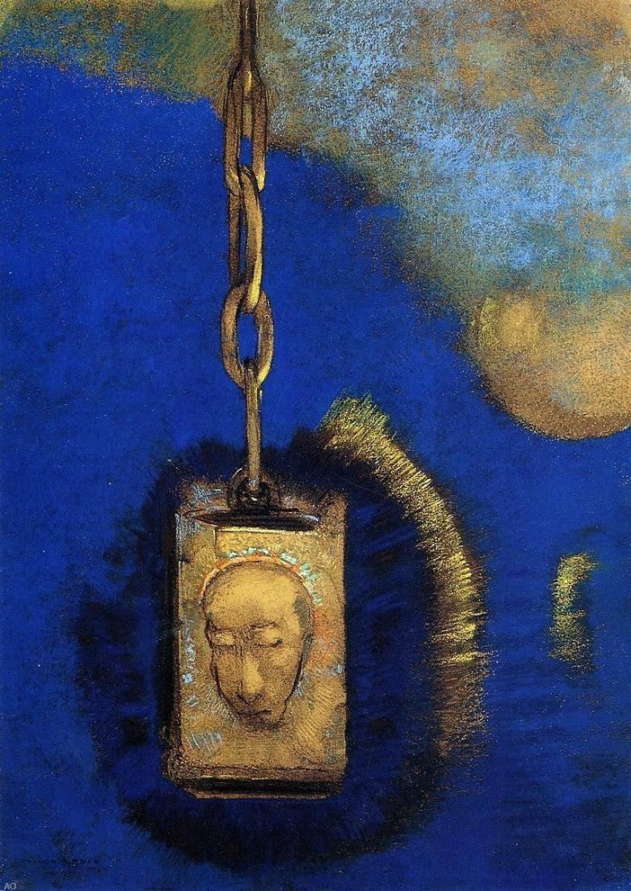 Odilon Redon The Beacon - 18" x 27" Premium Canvas Print