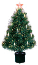 Fiber Optic Tree With Candles, 125 Tips, 3'