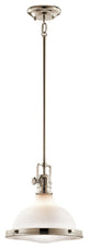 Pendant 1-Light, Polished Nickel