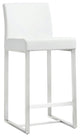 TOV Furniture Denmark White Stainless Steel Counter Stool (Set of 2)