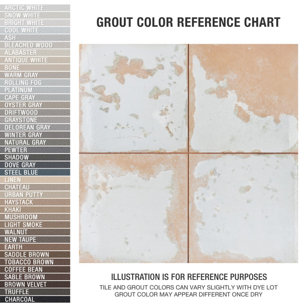 Kings Luxe Heritage White Ceramic Floor and Wall Tile