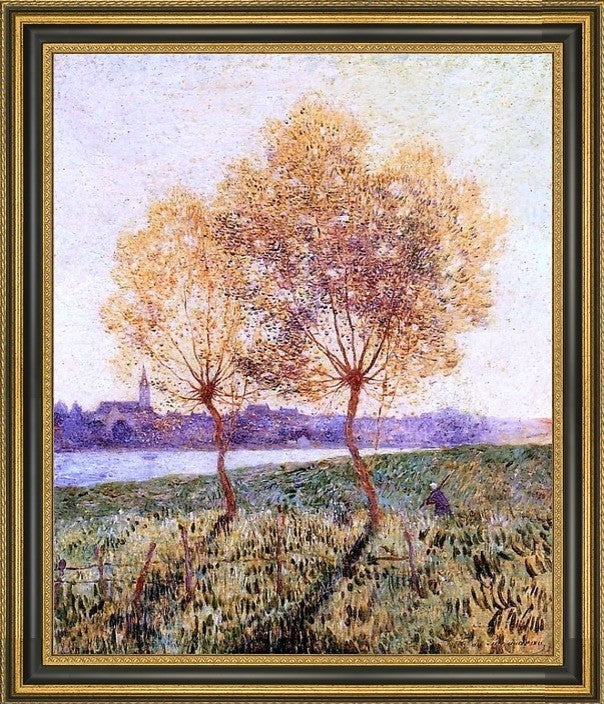 Ferdinand Du Puigaudeau the Banks of the Loire Basse Indre Canvas Print, 20"x25"