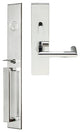 Stuttgart Lever, Mortise Entry Handleset, Left Hand, Polished Stainless Steel