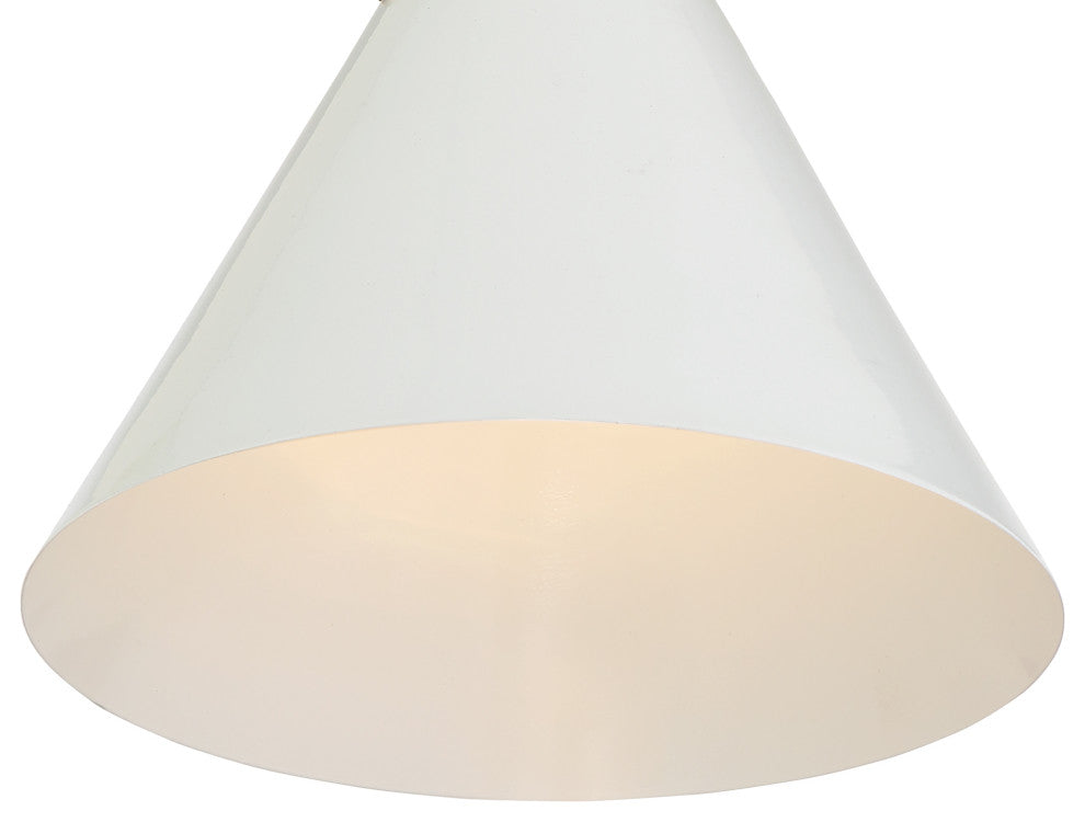 Xavier 1 Light Pendant, Vibrant Gold