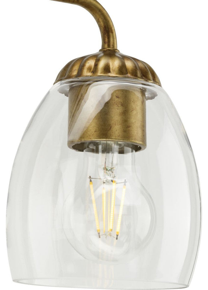 Quillan Collection Transitional Bath and Vanity Light, Gold Ombre