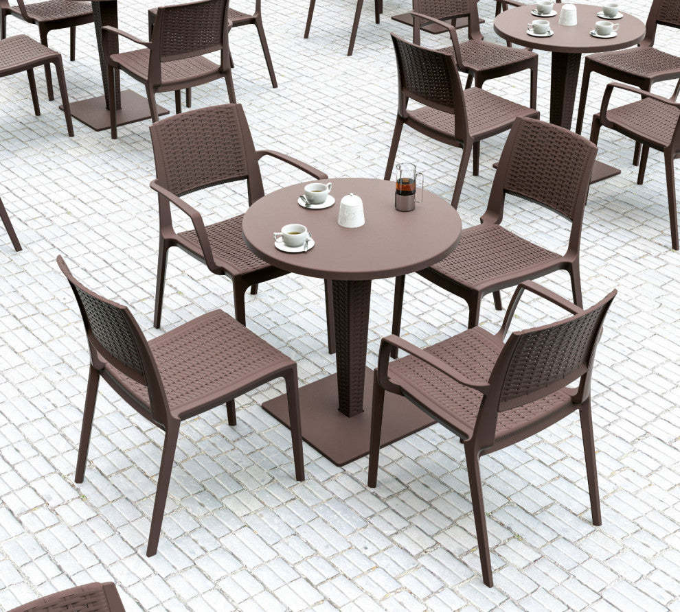 Compamia Verona Outdoor Dining Chairs, Set of 2, Brown