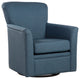 Cari Swivel Rocker Chair, Bronco Peacock
