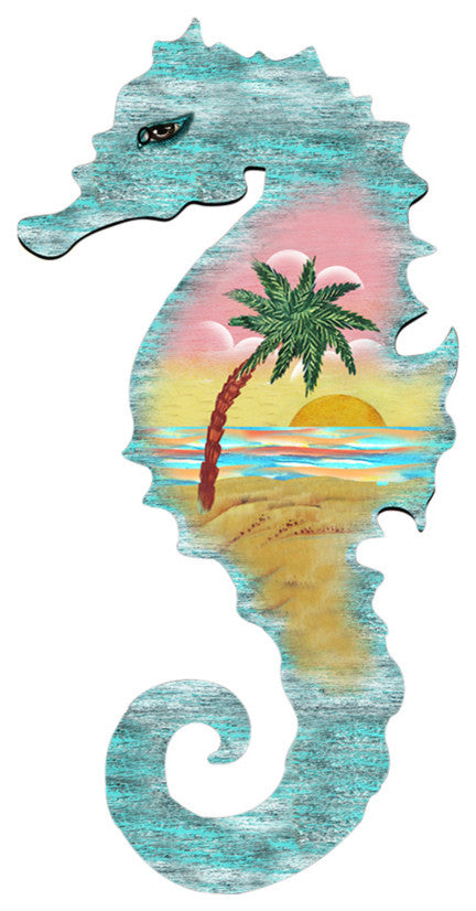 Seahorse Scenic Door Hanger