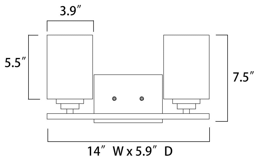 2-Light Brushed Nickel Vanity Lights With White Etched Glass Shades