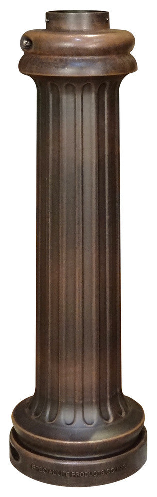 Wrap Around Base for 3" O/D Pole, Copper