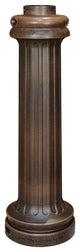 Wrap Around Base for 3" O/D Pole, Copper