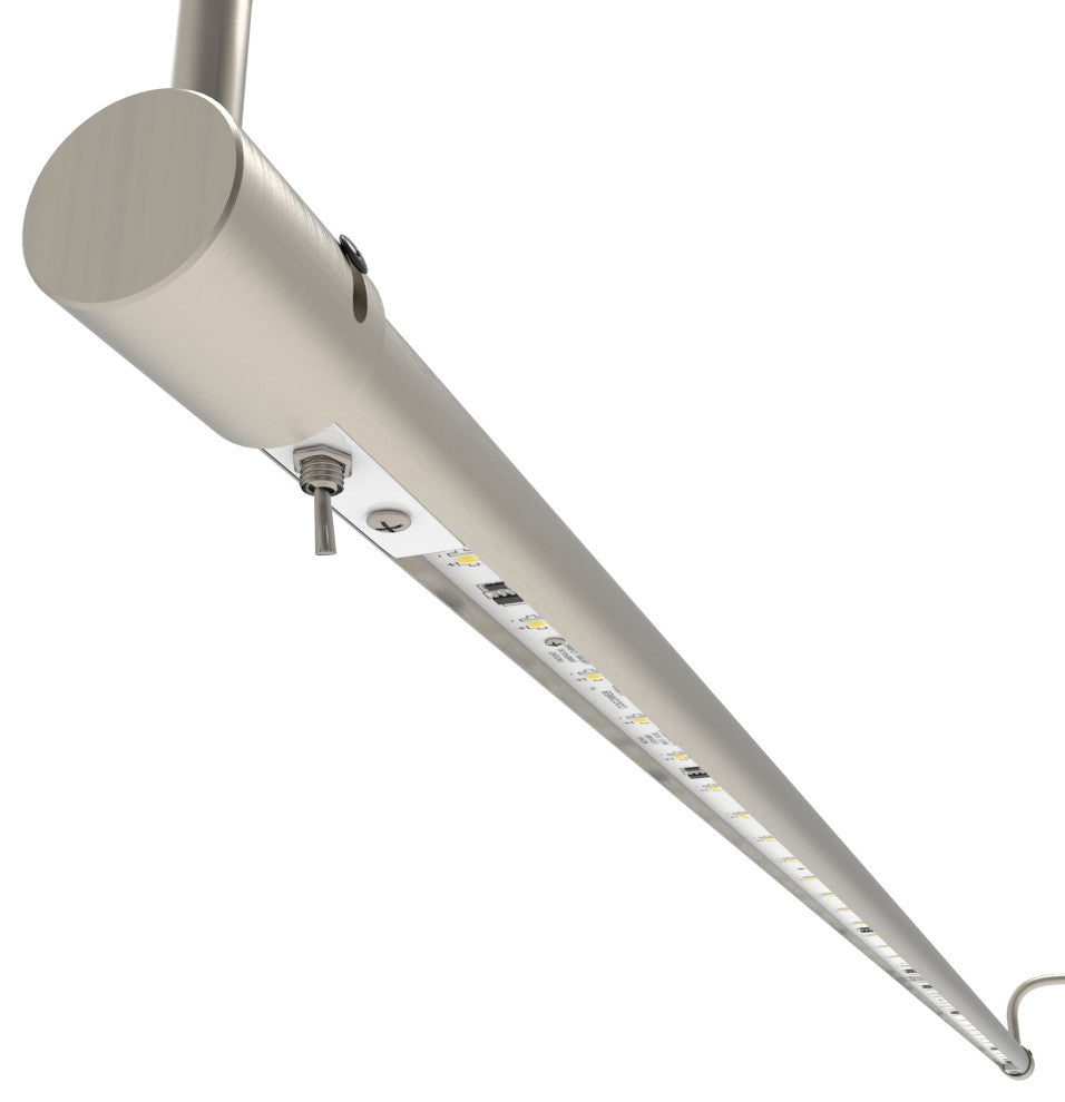 Cocoweb Slim Line LED Picture Lights, Dimmable, Plug-In, Satin Nickel, 43"