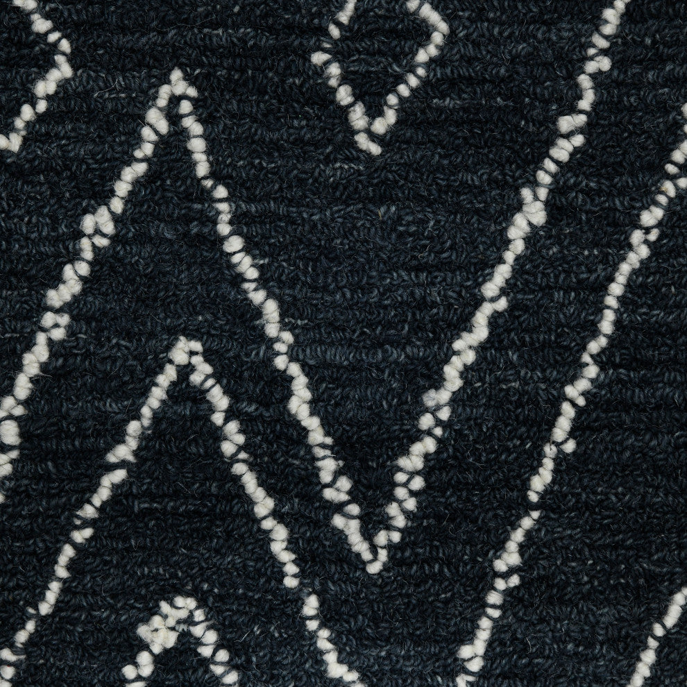 Berlin Suney Area Rug, Charcoal, 5' x 8', Geometric