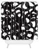 Kent Youngstrom Black Circles Shower Curtain