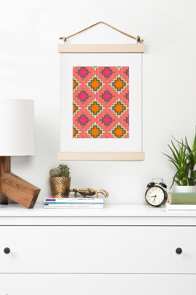 Deny Designs Sharon Turner Tangerine Kilim Art Print