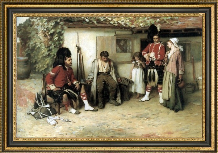 Frank Holl Deserted Framed Premium Canvas Print, 18"x27"