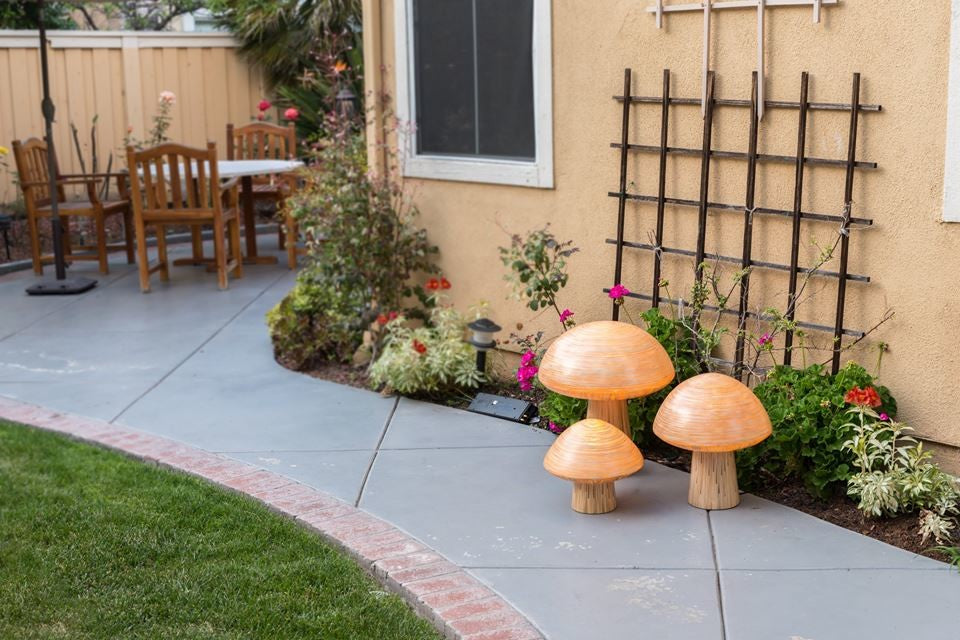 Ixapa Mushroom Lamp With Pitrit Decoration, Small