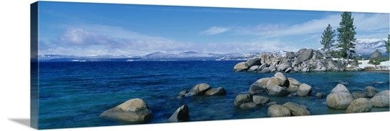 "Lake Tahoe CA" Canvas Art, 60"x20"x1.25"