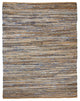 American Graffiti Denim and Jute Rug, 8'x10'