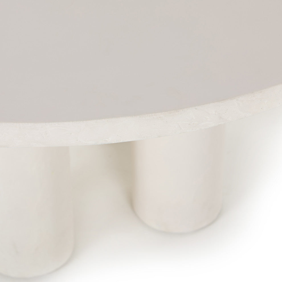 Parra Round Dining Table-Plaster Molded