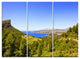 "Cassis Bay from Route des Cretes" Metal Wall Art, 3 Panels, 36"x28"