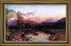 Edmund Darch Lewis Sunset Landscape Framed Premium Canvas Print, 24"x16"