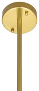 Tourch 7 Light Chandelier With Medallion Gold Finish