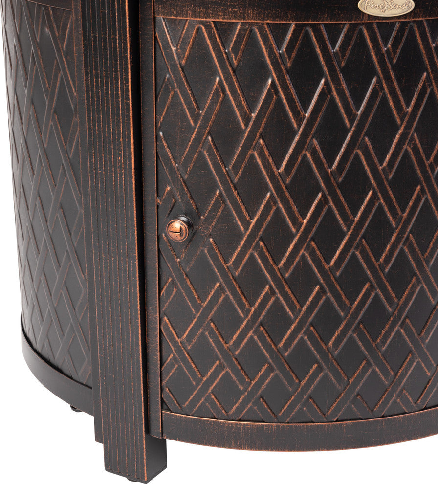 Wagner Round Alumimum LPG Fire Pit