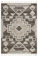 Gatsby Southwestern Tasseled Area Rug, Brown 6' 7" x 9'
