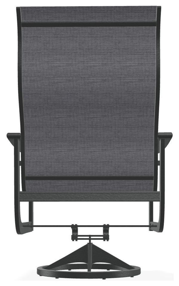 St. Catherine Sling Outdoor Supreme Swivel Rocker, Augustine Pewter/Graphite