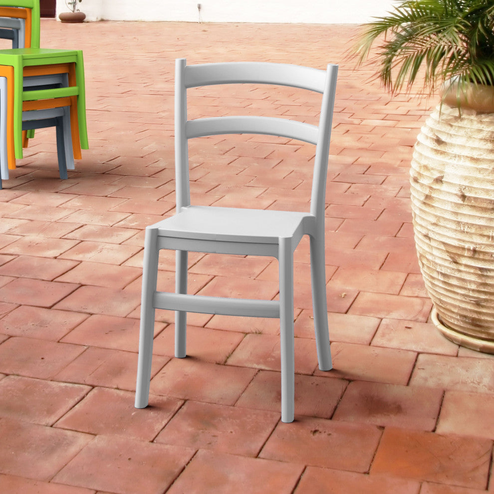 Compamia Tiffany Dining Chairs, Set of 2, Silver-Gray