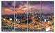 "Bangkok S Shaped Express Way" Cityscape Artwork Canvas, 4 Panels, 48"x28"