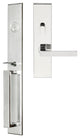 Tokyo Lever, Mortise Entry Handleset, Left Hand, Polished Stainless Steel