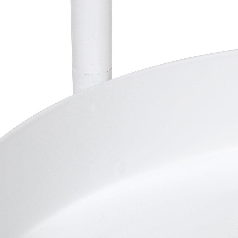 Finn Tri-Level Plant Stand, White 16x21x30