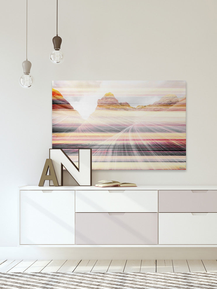 "Desert Travel" Print on Canvas, 18"x12"