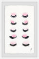 "Rows of Lashes" Framed Painting Print, 16"x24"