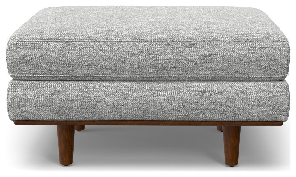Morrison Ottoman, Mist Grey, 33"